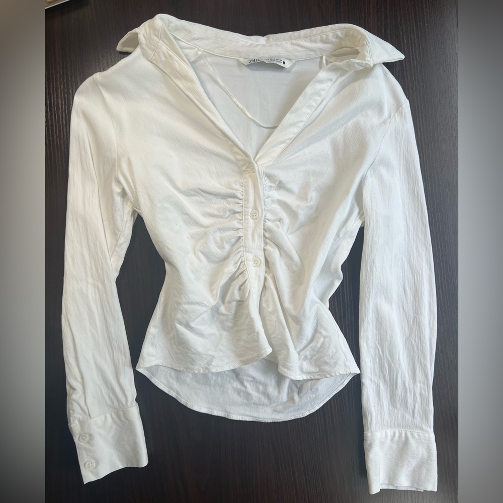 Stylish collard top for more formal events